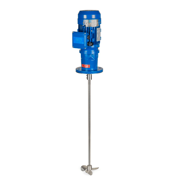 Agitateur vertical VAI d'InoxMIM avec tourelle de renfort et bride DN50
