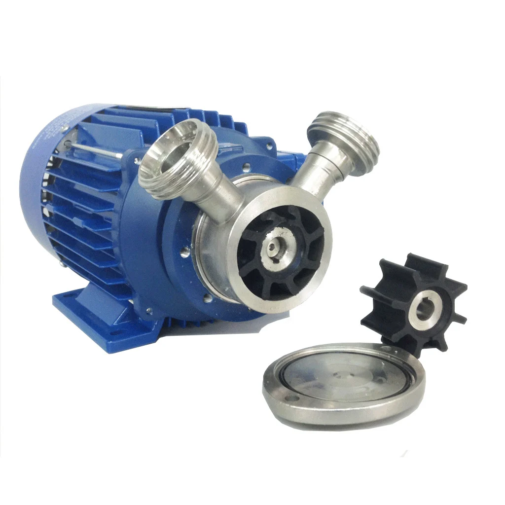 Cuerpo abierto y rodete de goma de la bomba de rodete flexible FL-RF