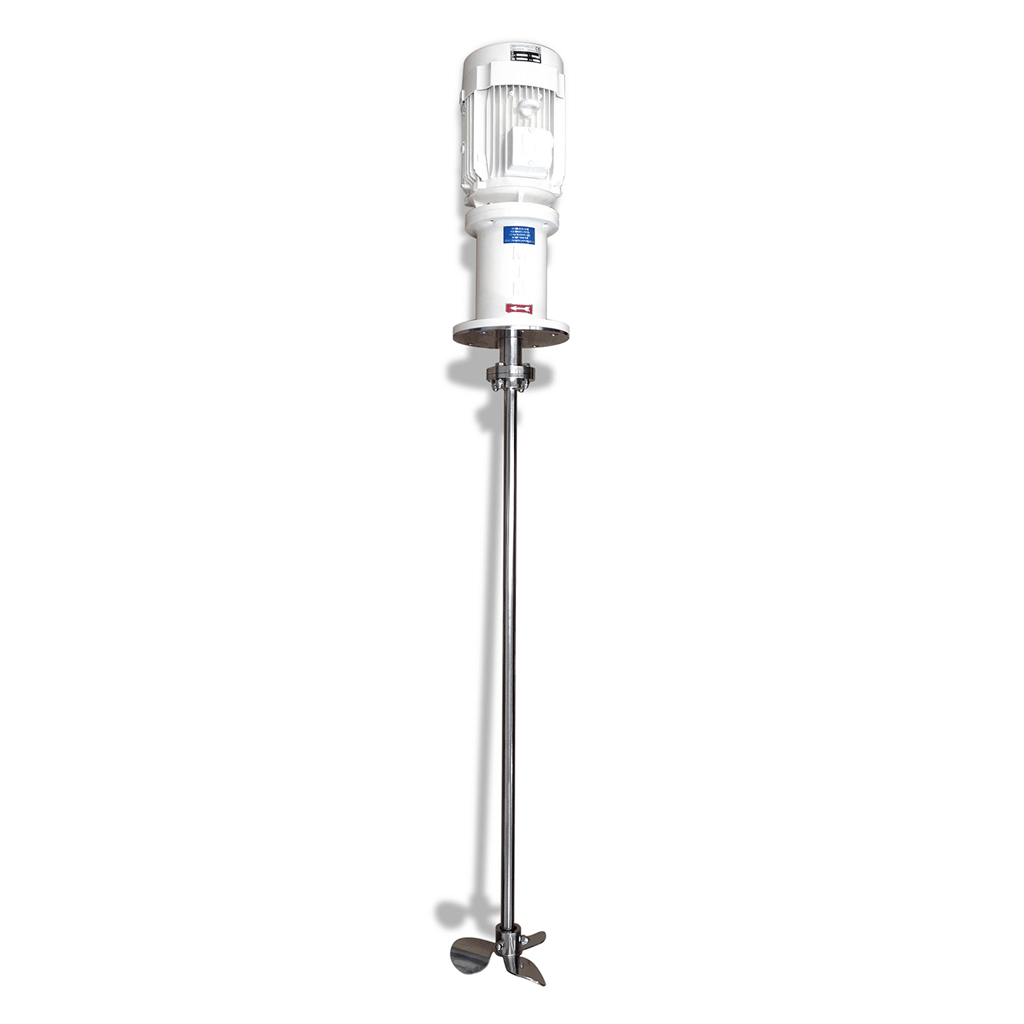 Agitateur vertical VMD d'InoxMIM avec tourelle porte-roulements et hélice